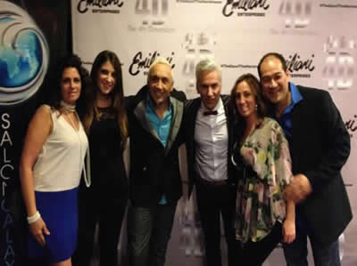 Hair Dressers Phillip Wilson and Gary Wagner and the Stylist's Chair girls