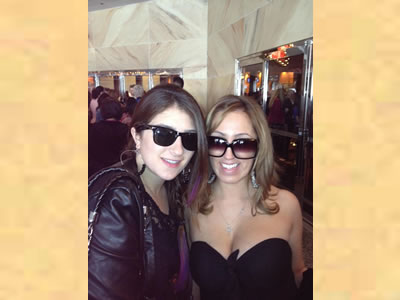 Bianca  and Krystal at Hair Show